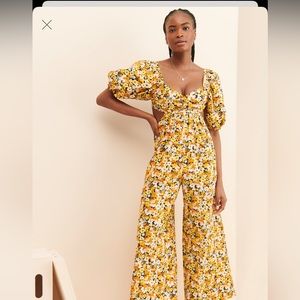 Printed Amy Jumpsuit Free People